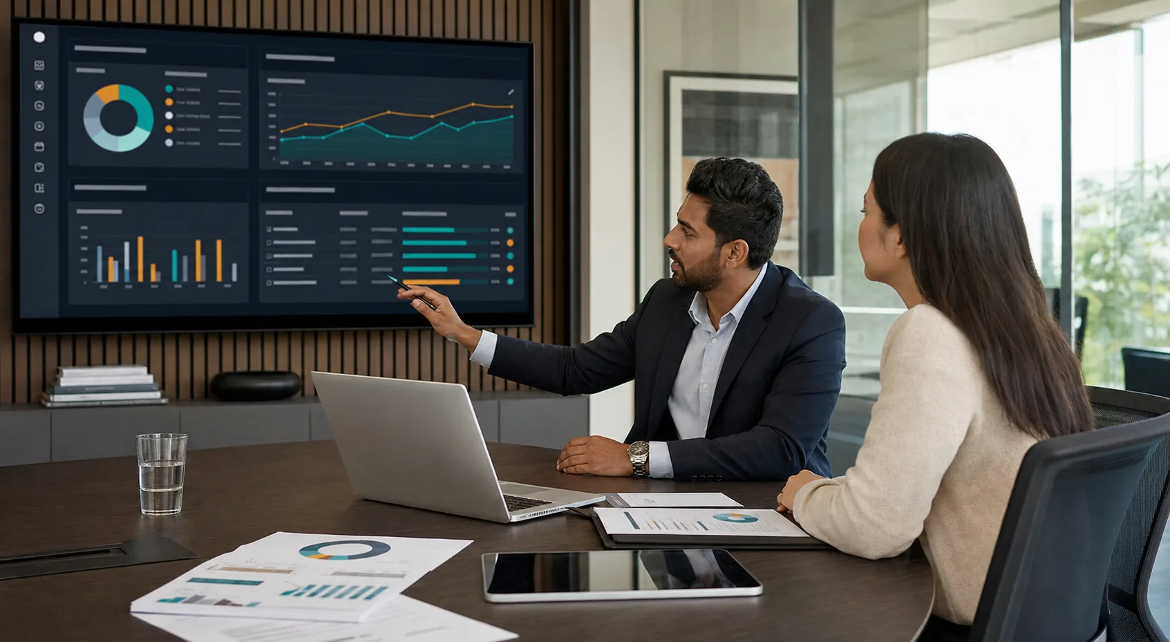 Generated realistic advisory workflow meeting with portfolio analytics